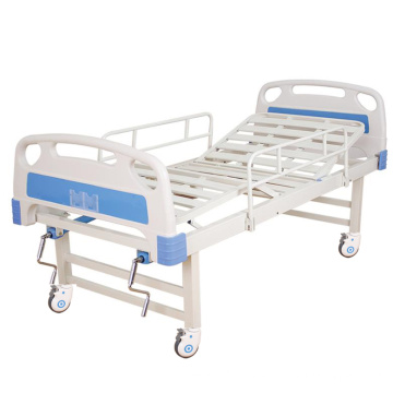 Two crank manual hospital patient bed hospital furniture